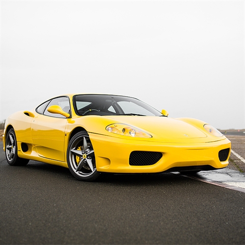 Ferrari 360 Modena Supercar Driving Experience 8 or 12 laps - Yellow Ferrari